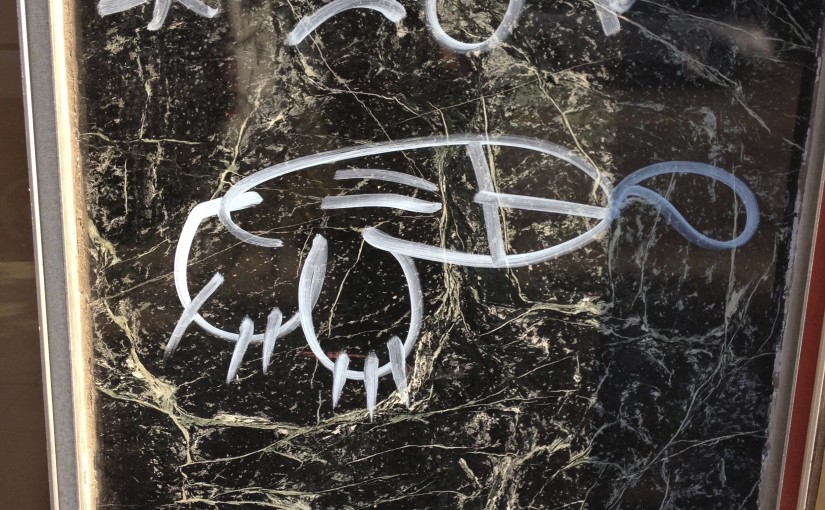 And this is the graffiti that we find in Ann Arbor…